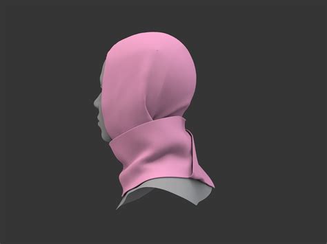 hijab 3dx|CGTrader